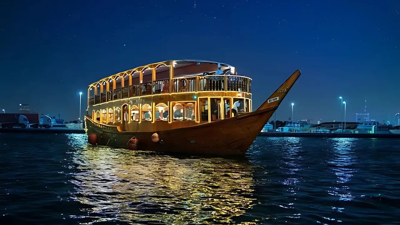 🛥️ Marina Dhow Cruise – Dubai