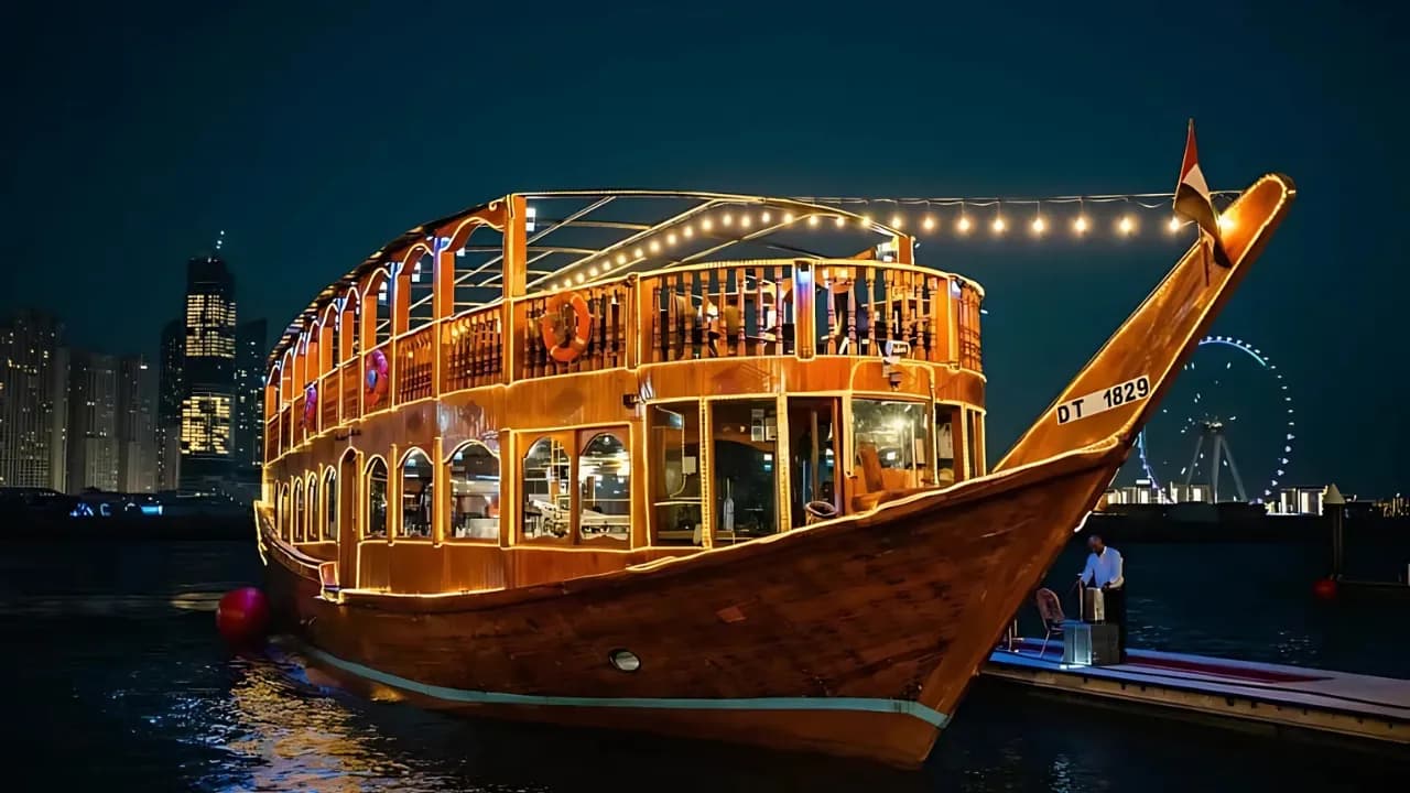 🛥️ Marina Dhow Cruise – Dubai