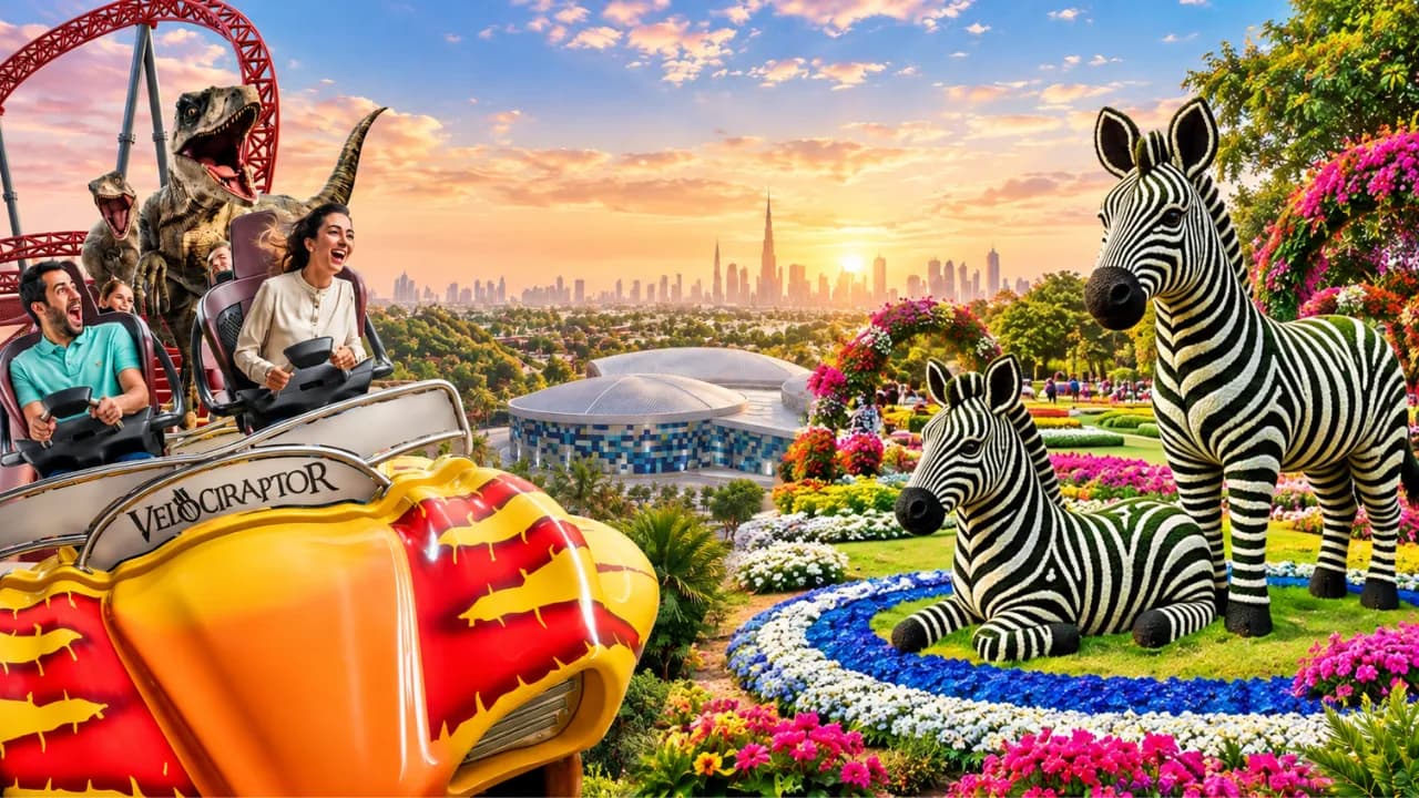 IMG Worlds of Adventure × Glow Garden Combo